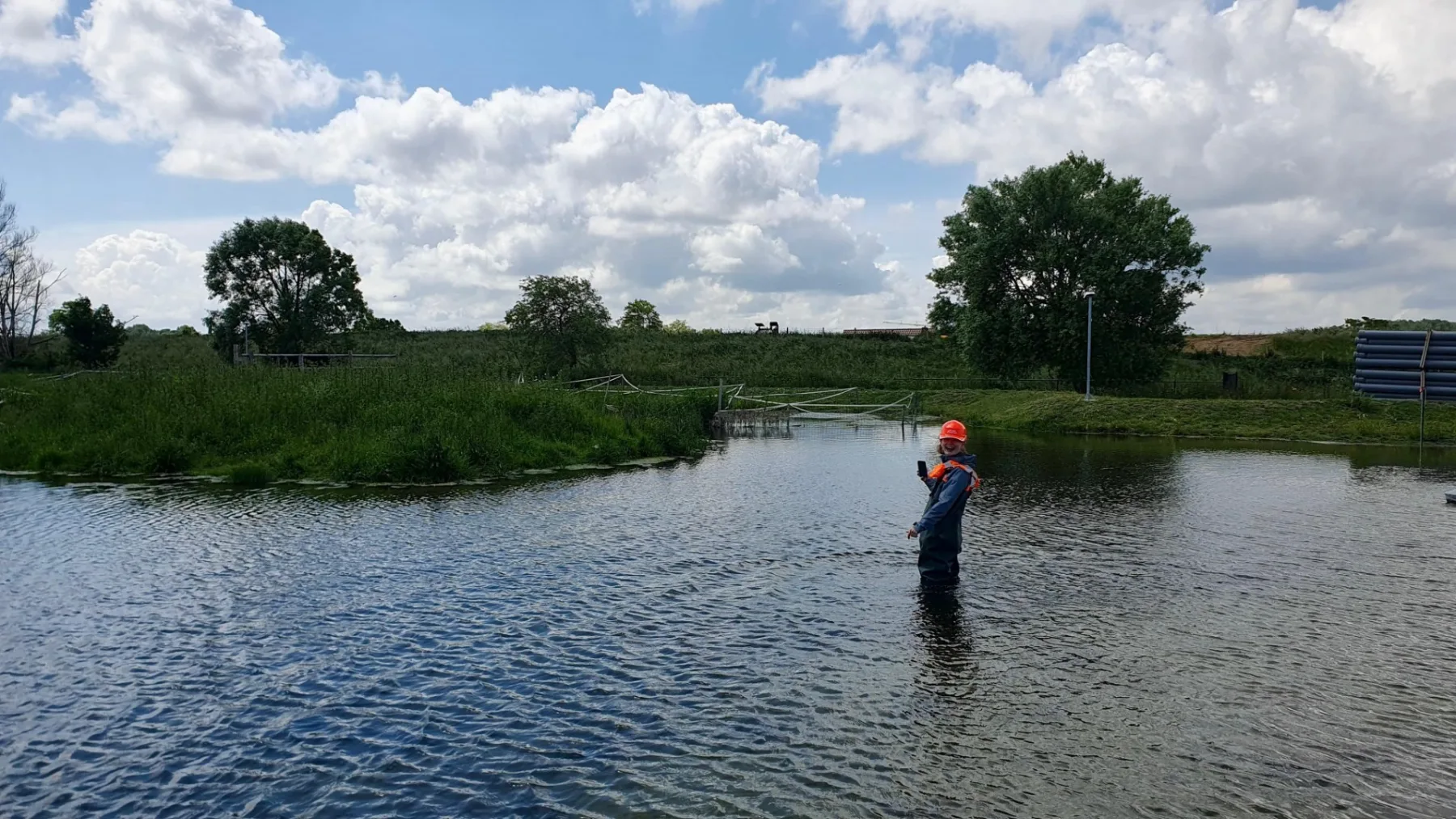 Hilsje bij het LIFE Watersource projoct
